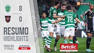 Resumo: Sporting 8-0 Casa Pia (Liga 23/24 #19)