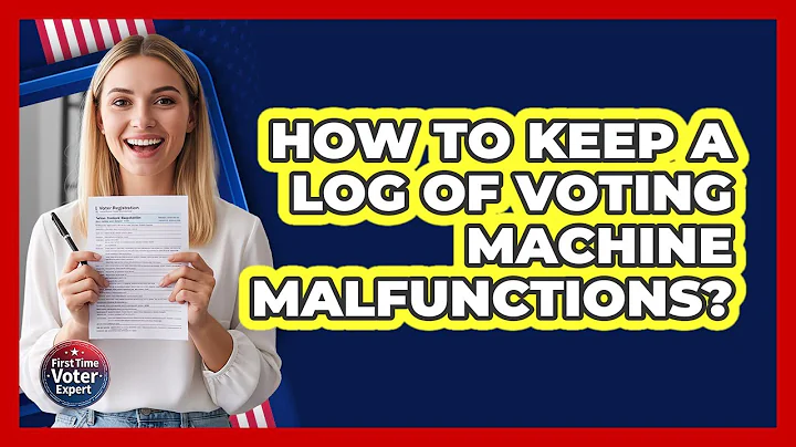 How to Keep a Log of Voting Machine Malfunctions?