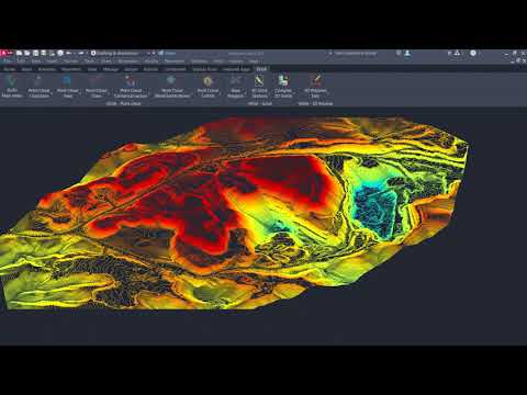 VEGA - Contour lines by Point cloud