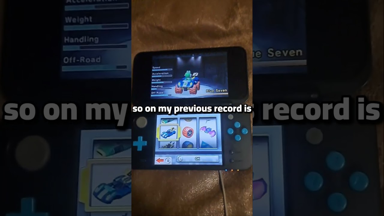 attempting to beat my mario kart 7 record (again) 