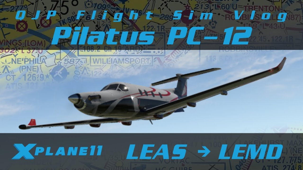 X-Plane 11 - Pilatus PC-12 - Asturias to Madrd (Vlog 17) - YouTube