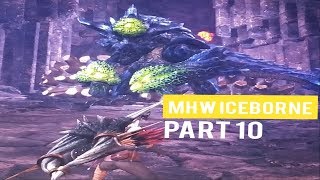 Monster Hunter World Iceborne Part 10 - The Witcher Join the Hunt. Brachydious Fight. PS4.