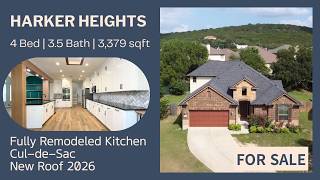 Inside a Massive 3,379 SQFT Remodeled Home in Harker Heights, TX (w/ 2026 Upgrades)