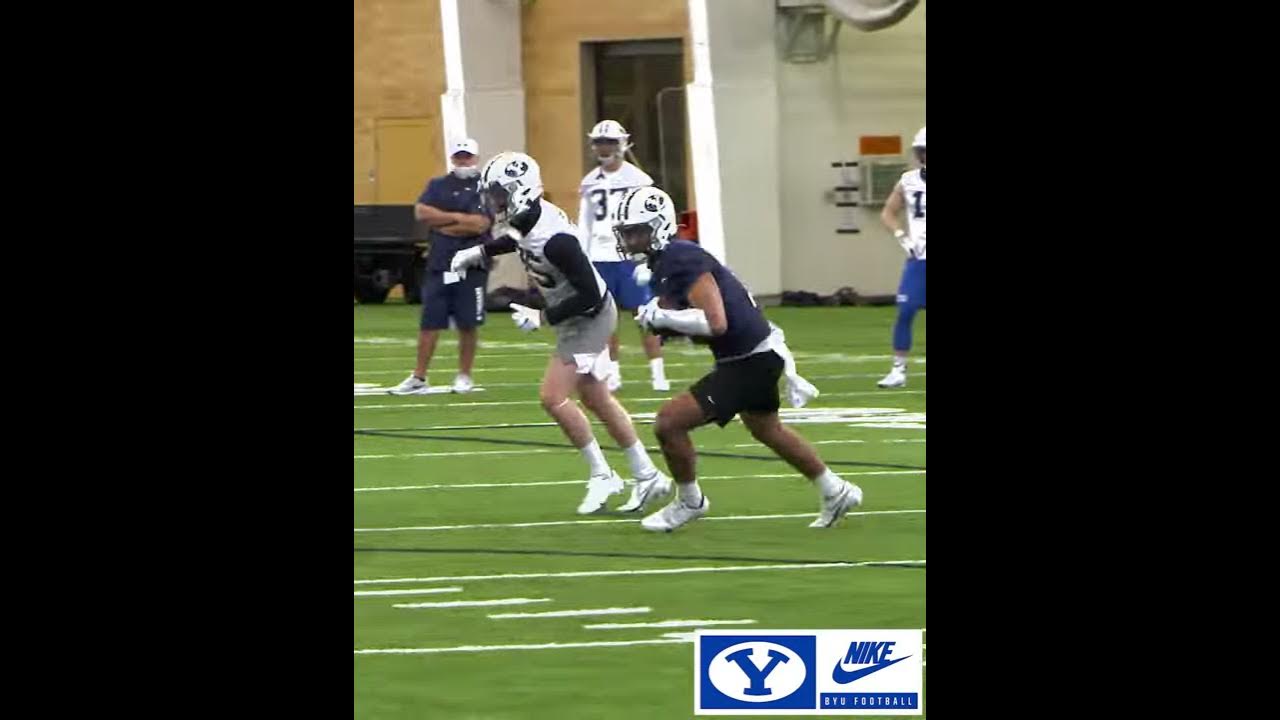 BYU Football Spring Practice Keanu Hill YouTube