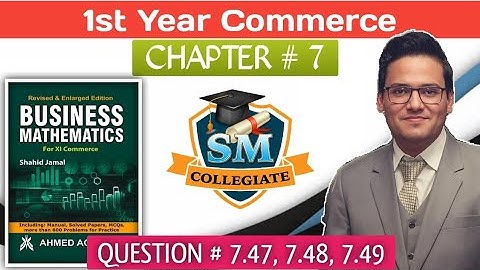 Ex # 7 | Q# 7.46 to 7.49 | Matrices & Determinants |Business Maths|I.Com Part 1| Karachi/Sindh board