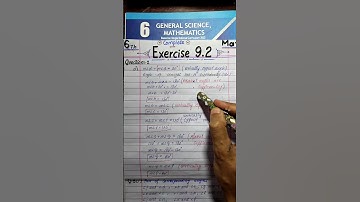 Class 6 Math Exercise 9.2 #auuamath #sirnaveed #maths
