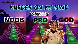 YNW Melly - Murder On My Mind - Noob vs Pro vs God (Fortnite Music Blocks) screenshot 2