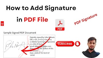 How To Add Signature In Pdf File | Pdf Me Signature Kaise Kare 2024