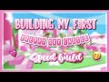 ★☻🤭 I BUILT MY FIRST PREPPY SKY CASTLE (Roblox Adopt me Speed build)