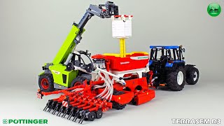 Pottinger Terrasem R3 seed drill in Lego version by Eric Trax