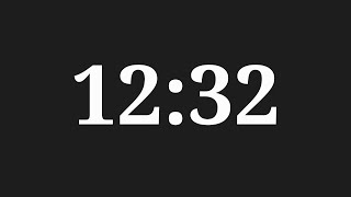 12 Minutes 32 Seconds Countdown Timer