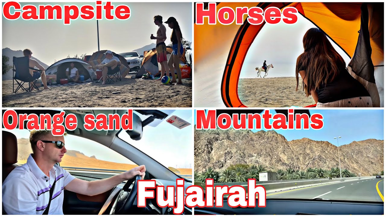 FUJAIRAH TOUR | BEST CAMP SITE (LULUYAH BEACH) | FILBRIT COUPLE