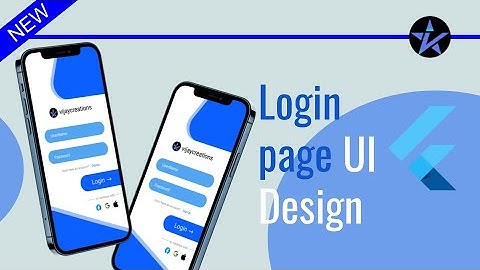 Best Login Screen UI Design - Flutter App UI | Login Page Design using Flutter