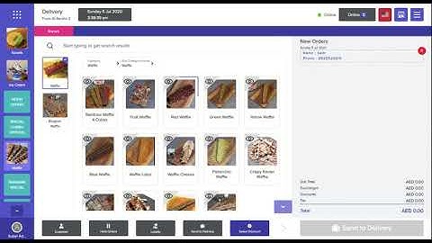 Delivery Order through POS system
