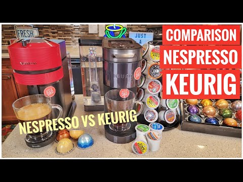 Nespresso VS Keurig Coffee Maker Which One Is Better? K-Cup VS Vertuoline Pods