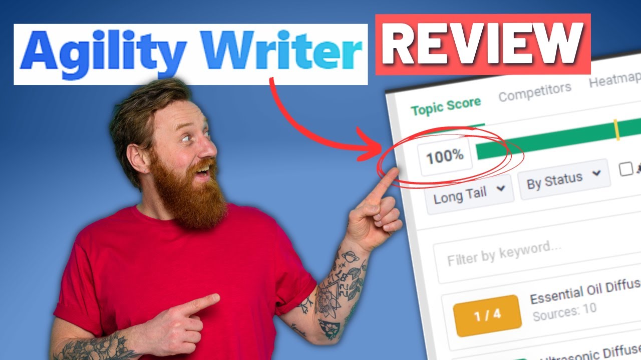 Agility Writer Review & Demo 1Click SEO Articles With Factual Data