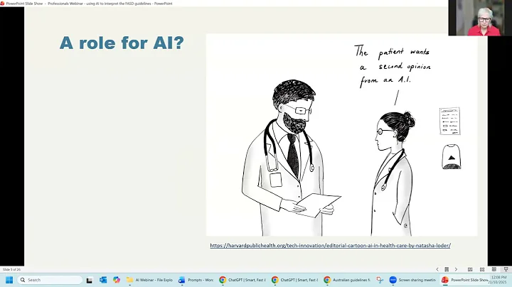 Professionals Webinar: Using AI to interpret the Australian FASD Guidelines