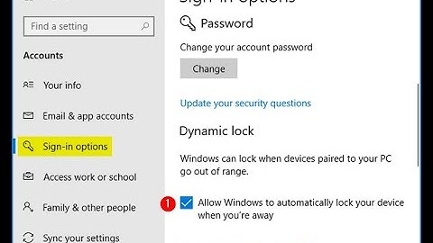 How to setup dynamic lock in windows 10 computer #bluetooth