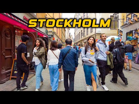 Sweden, Stockholm 4K - Saturday Afternoon Walk