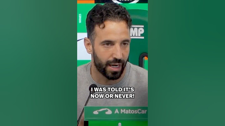 'I was told it's NOW OR NEVER!' | Ruben Amorim says he wanted Manchester United job at end of season