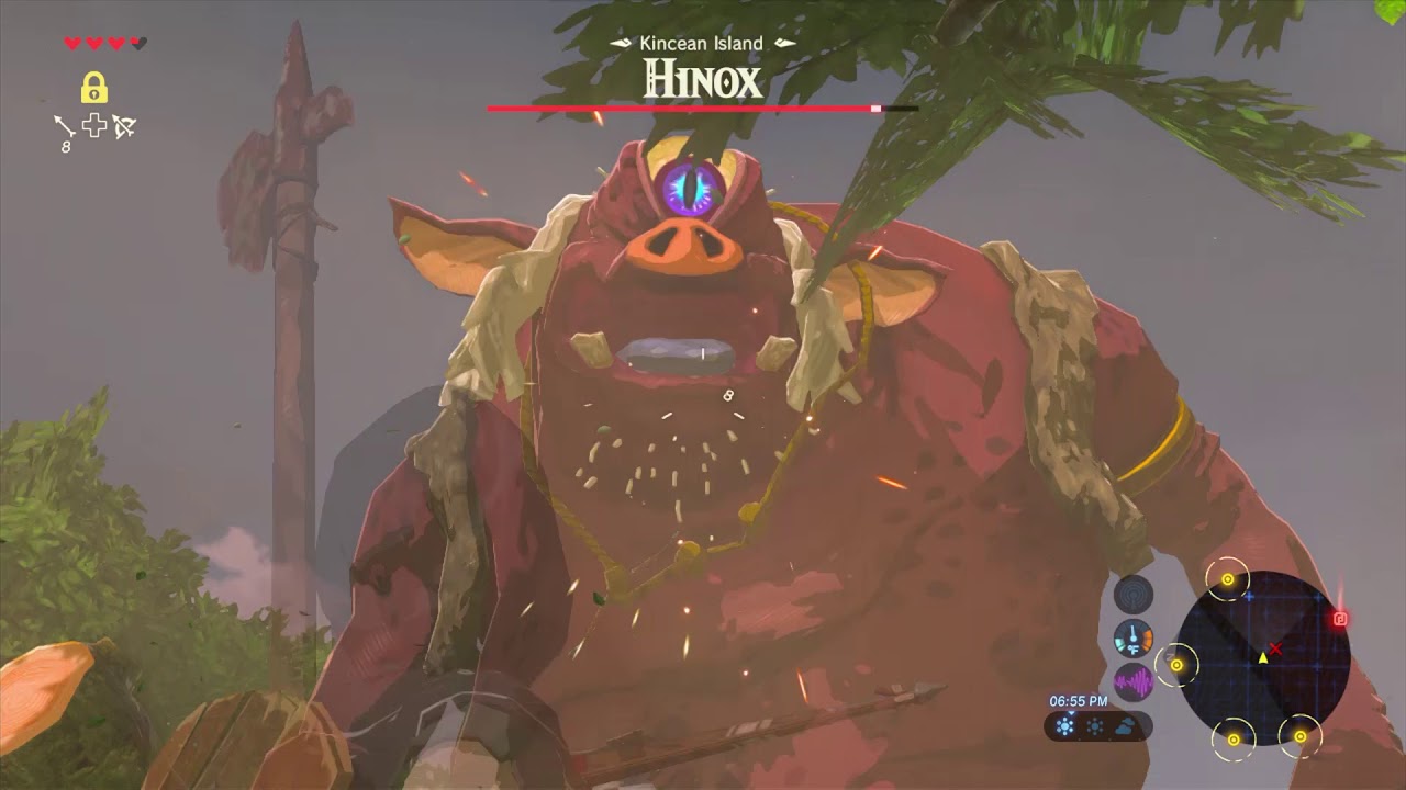 The Legend of Zelda: Breath of the Wild Boss # 3: Hinox (1st Time