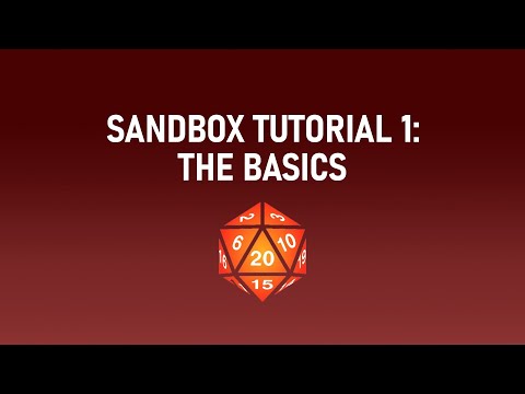 Sandbox English Tutorial 1: Any system on Foundry VTT - Basics