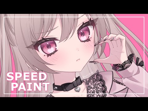【イラストメイキング】地雷系の女の子【NOĒMIE】