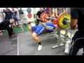 Mats rindemark 210kg 463 lbs bench press bnkpress serie 2012 sundsvalls atletklubb 121