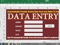 #300 How To Make Data Entry Software in Excel using  Macro Hindi