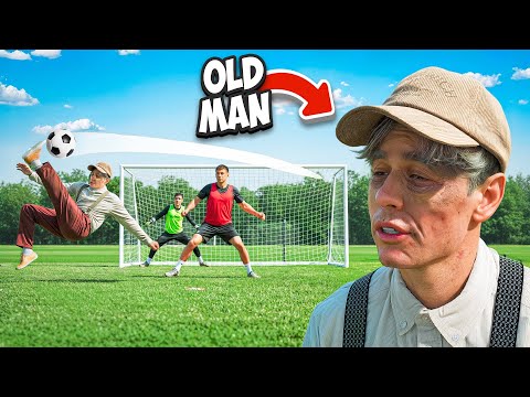 Old Man Plays Football and Breaks Ankles