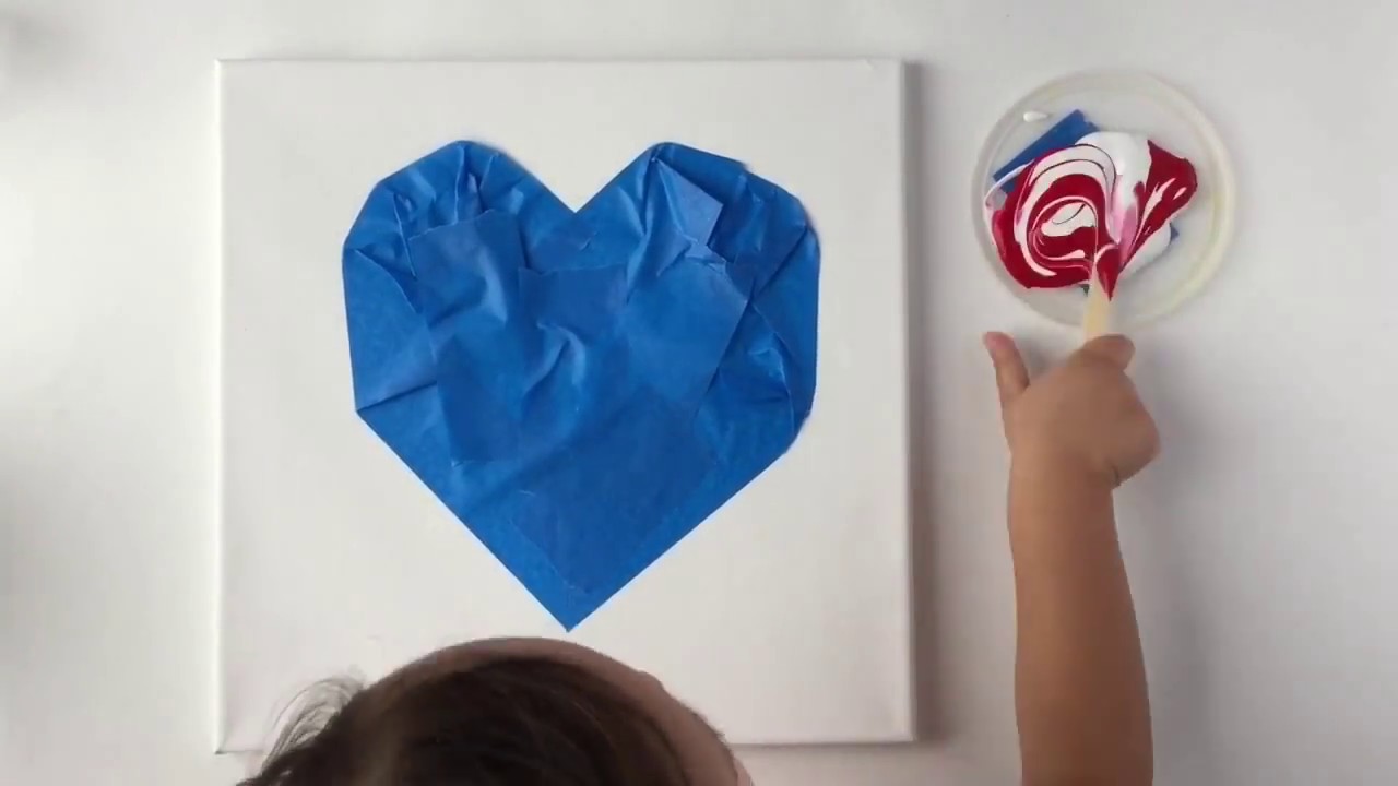 Ombre Handprint Art - Keepsake Kids Craft