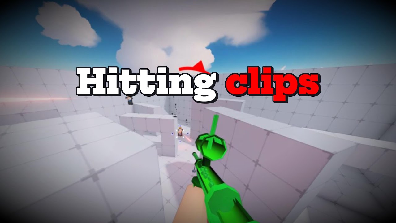 Trying to Hit Clips in Roblox Rivals - YouTube