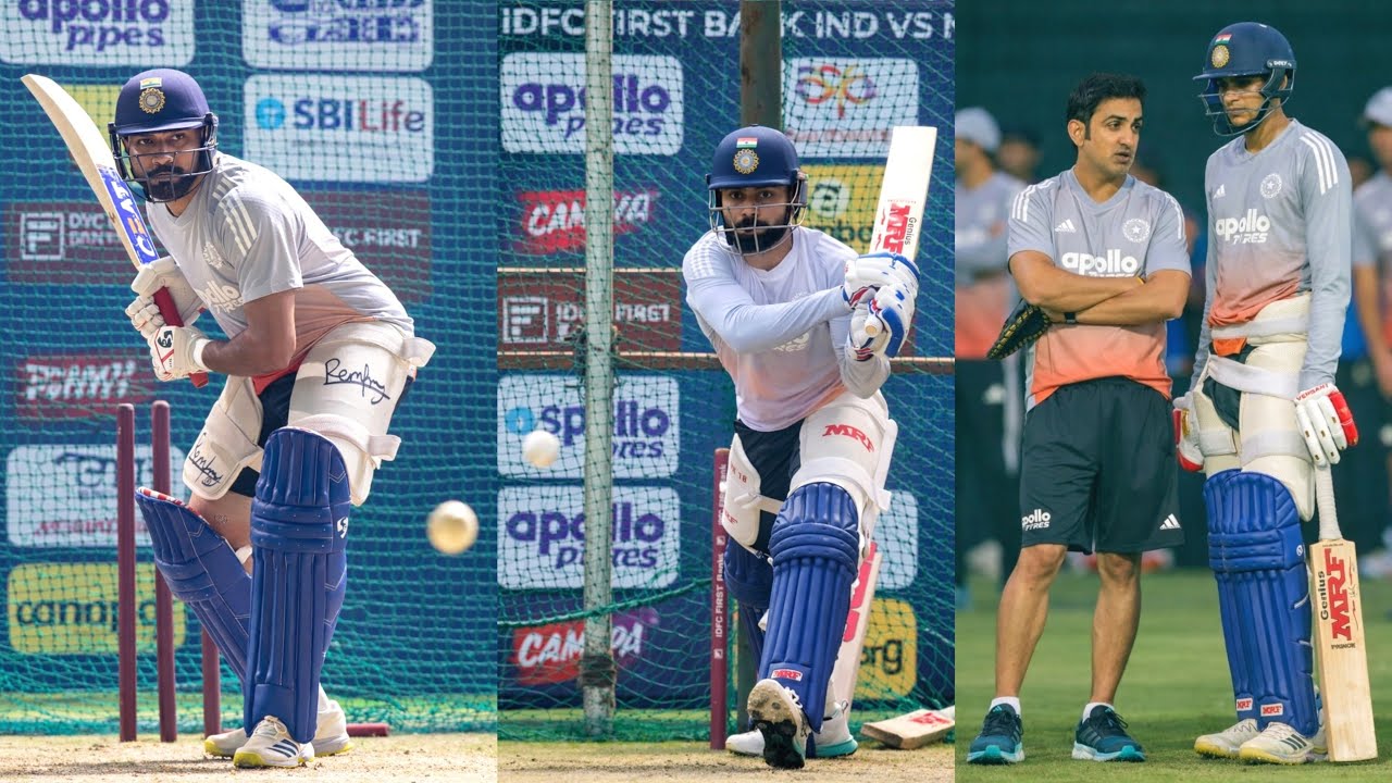 Virat Kohli, Rohit Sharma, Gill, Gambhir and Team India practice session in Vadodara | IND vs NZ ODI