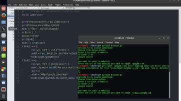 How to Automate Opening of Url and Google Searching Using Python3