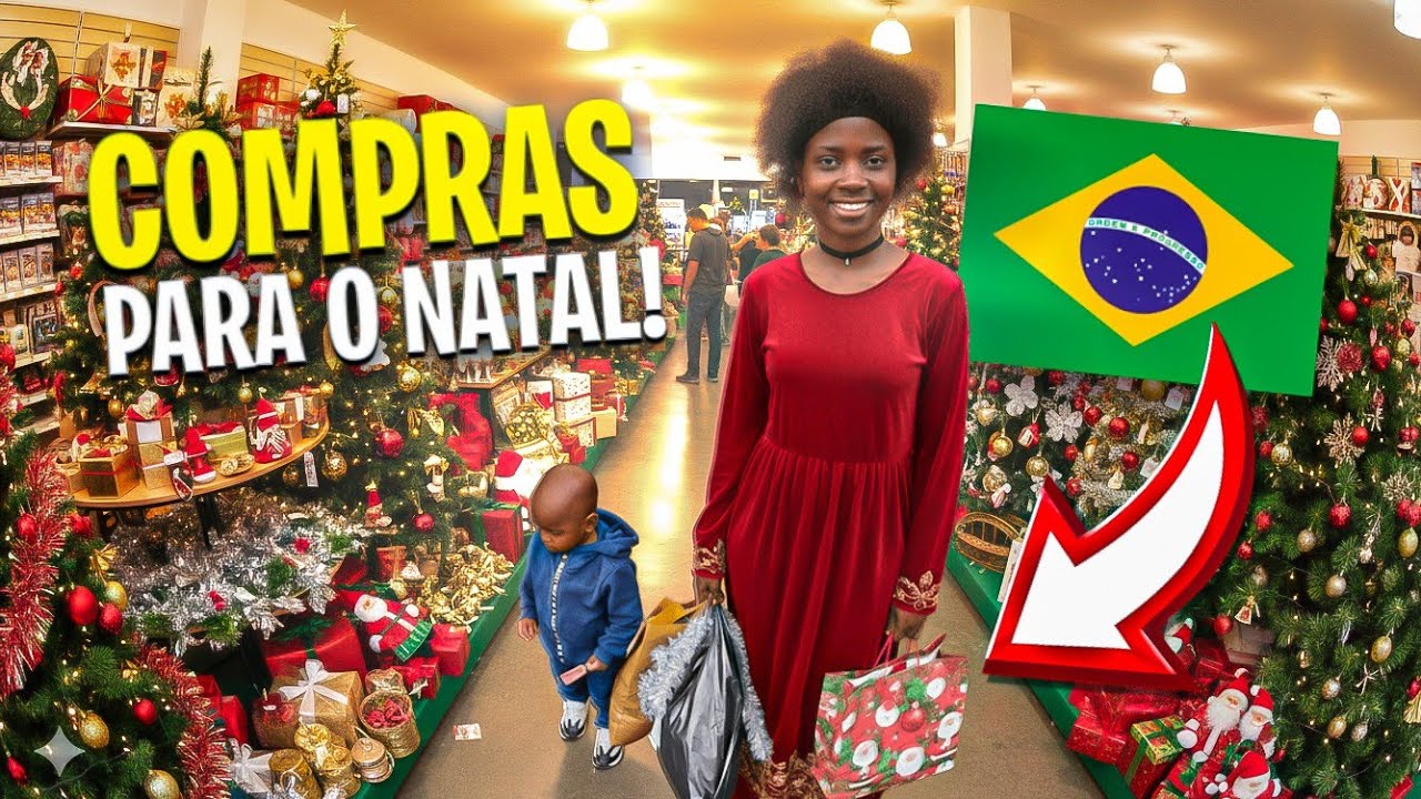 Minha VIDA Mudou NO BRASIL!! Agora VOU Conseguir PRESENTEAR Minha Familia No Natal - DIA DE COMPRAS