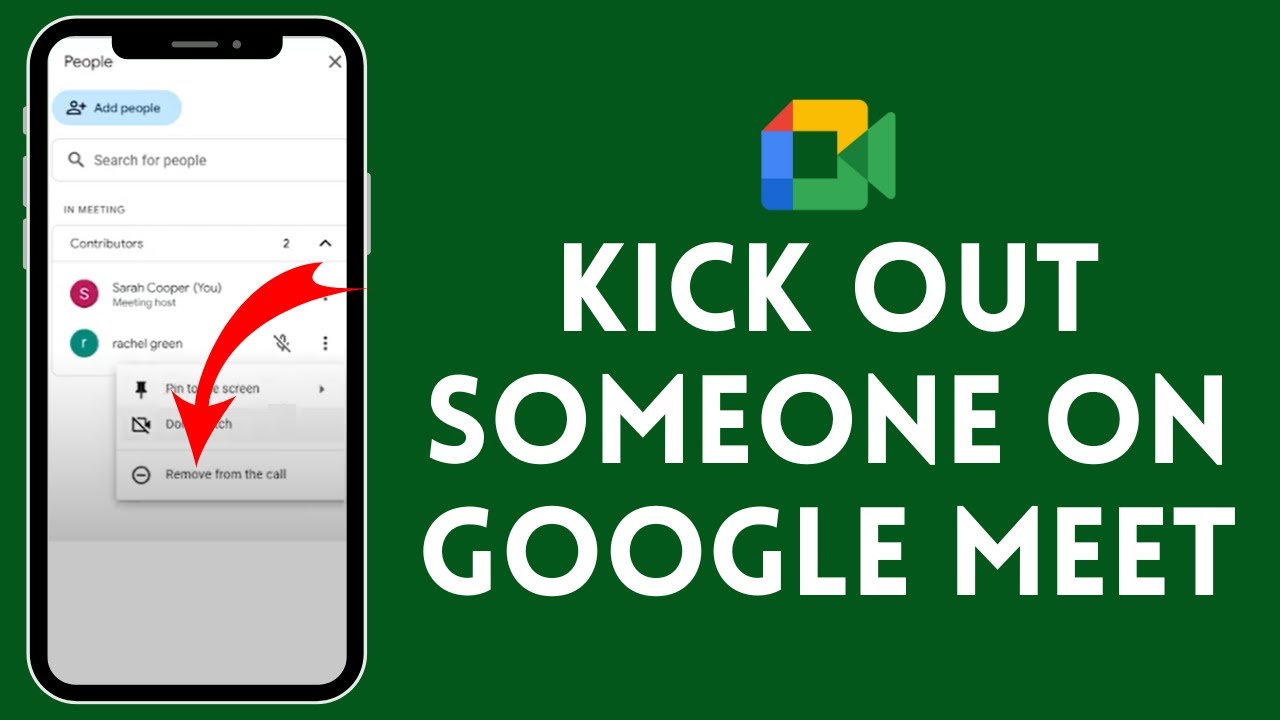 How to Kick Someone Out on Google Meet (2024) - YouTube