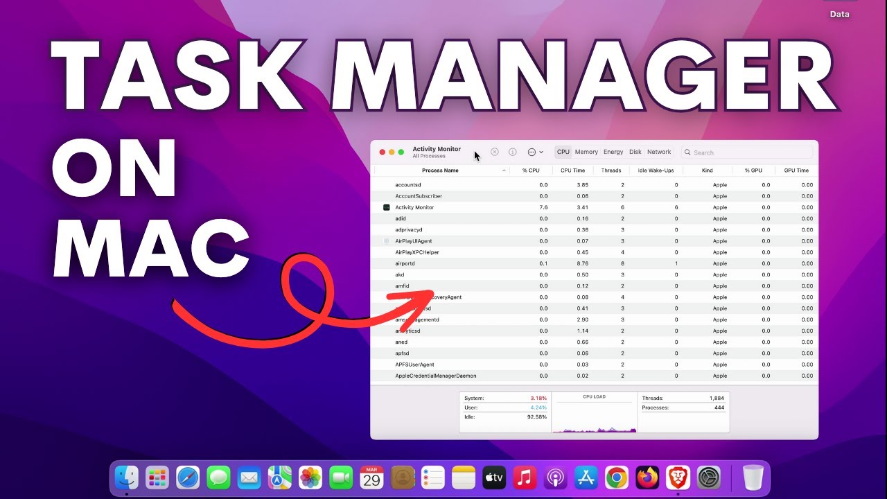 task manager on macbook air