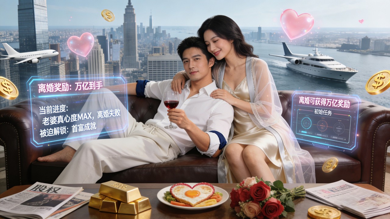 穿进书里当赘婿，系统许诺离婚获万亿奖励，我却爱上冰山老婆！