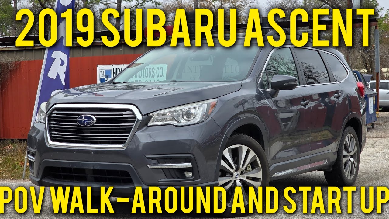 2019 SUBARU ASCENT SUV POV WALKAROUND & START UP FOR SALE NOW AT