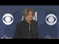 Keith Urban Backstage At The ACM Awards After Winning Entertainer Of The Year