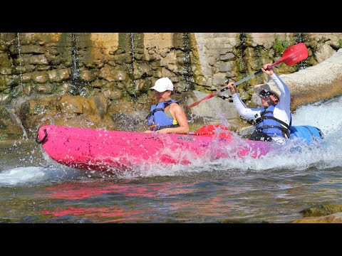 Miniature de 053 - Première sortie kayak de ma vie : premiers rapides dans les gorges de l’Ardèche — parcours 12 km