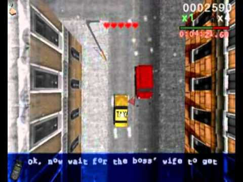 Taxi mission in the game Payback on AmigaOS