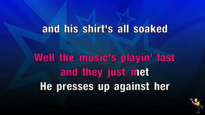 The Night's Too Long Karaoke version - Karaoke performance video thumbnail