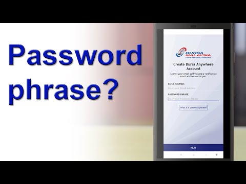 Password Phrase Bursa Anywhere App