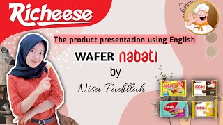 Nabati Wafer Product Presentation in English by Nisa Fadillah Hidayanti