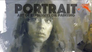 👩‍🎨 Oil Painting Demo: Ochre Grey Portrait.