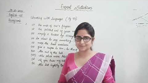 CLASS VII ENGLISH 23-10-2021 by Ms Shweta Shukla