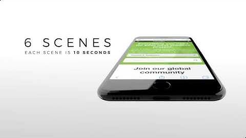 Elegant Web  App Phone Presentation After Effects Template