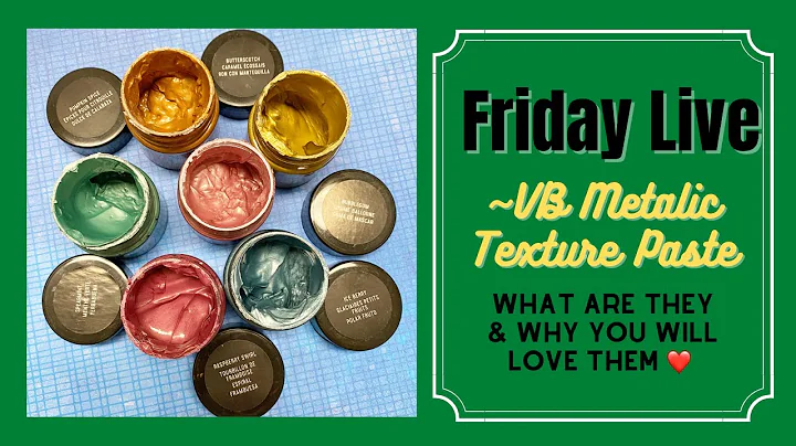 Metallic Texture Paste- Why We Love Them! LIVE