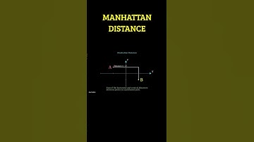 MANHATTAN DISTANCE #shorts #avecoders